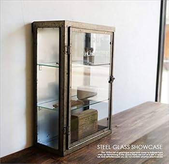 ビンテージ　ショーケース　シャビー　古い　天然生活　レトロ 楽天市場】COガラスショーケース2段北欧レトロシャビーシンプル